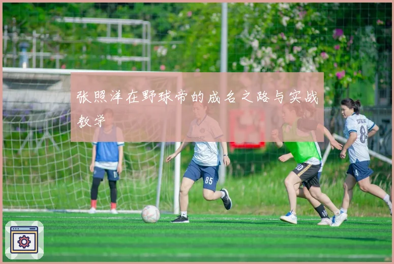 张照洋在野球帝的成名之路与实战教学